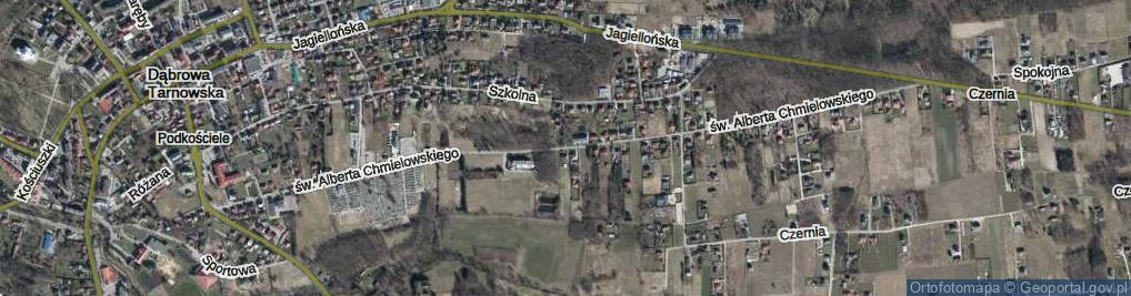 Zdjęcie satelitarne św. Brata Alberta Chmielowskiego ul.